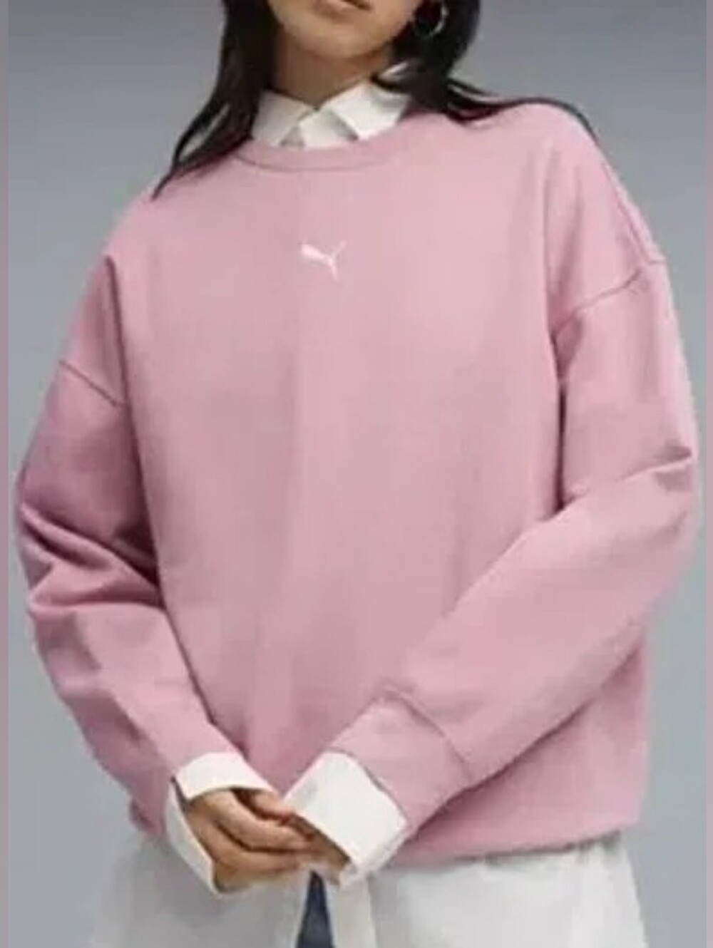 NWT Puma XXL Oversized Fit Sweatshirt Poised Pink Firm Price